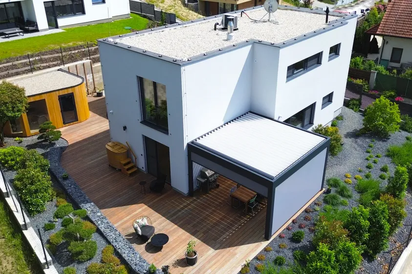 Bioklimatická pergola Climax Lamelino