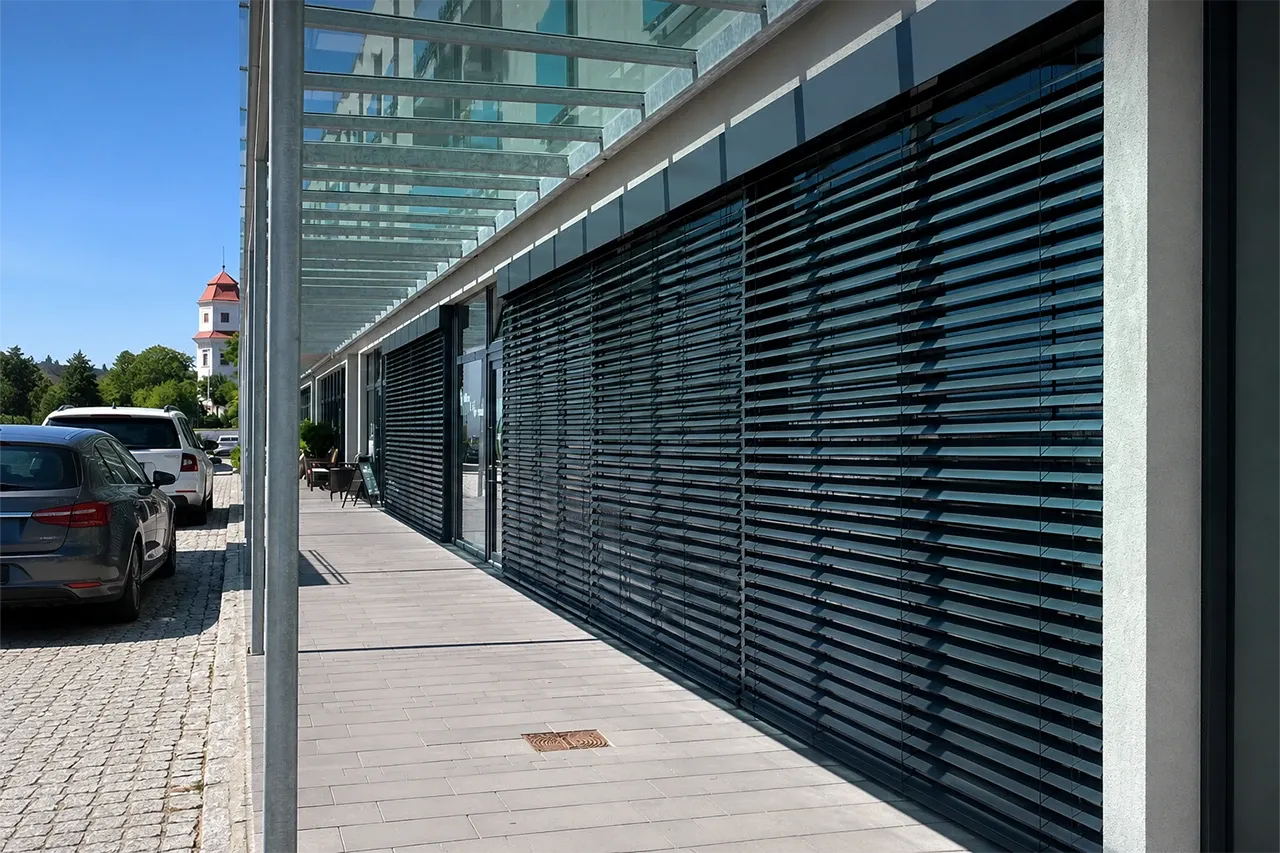 Venkovní žaluzie pro Rehabilitace & fyzioterapie Holešov