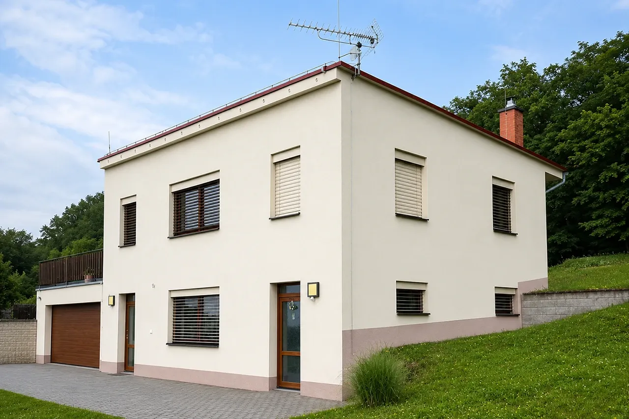 Venkovní žaluzie pro rodinný dům ve Zlíně